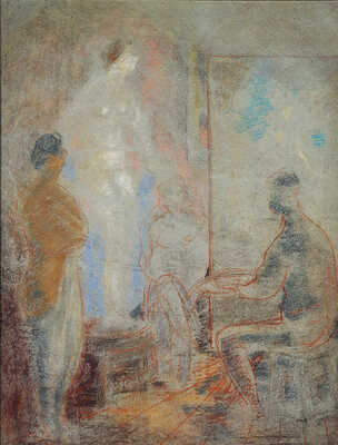 Кудряшёв Владимир Владимирович. В мастерской художника